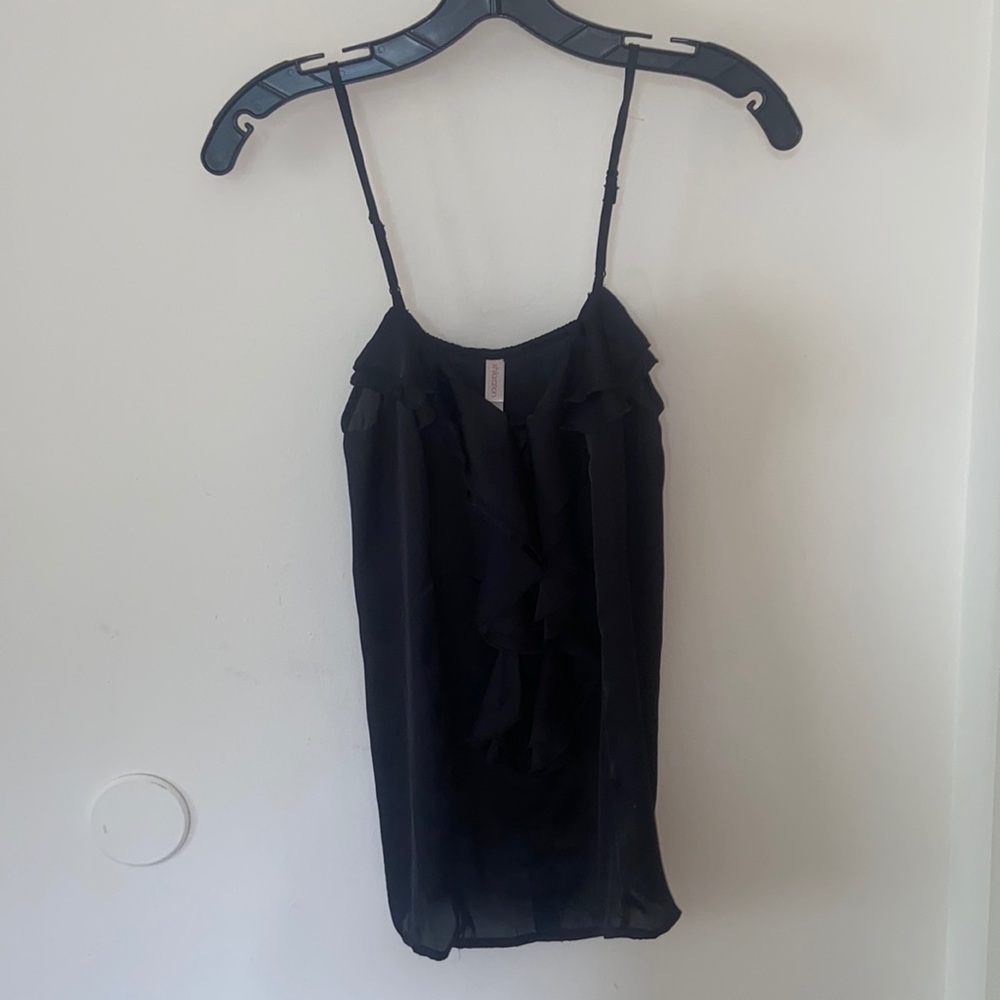 Silk Camisole with ruffle detail